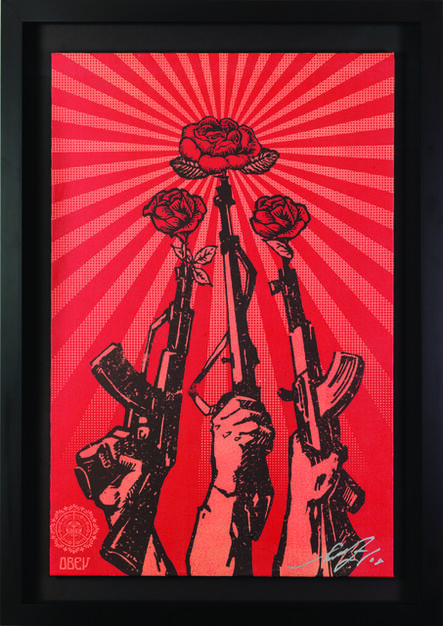 Shepard Fairey, ‘Guns and Roses’, 2007