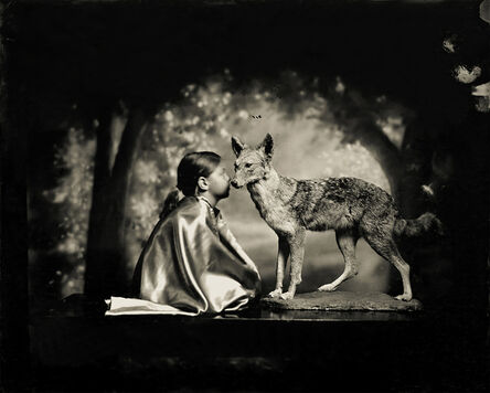 Keith Carter, ‘Conversation with a Coyote’, 2013