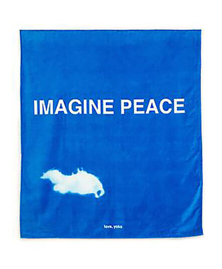 Yoko Ono, ‘Yoko Ono "Imagine Peace" Art Towel Brand New’, 2008