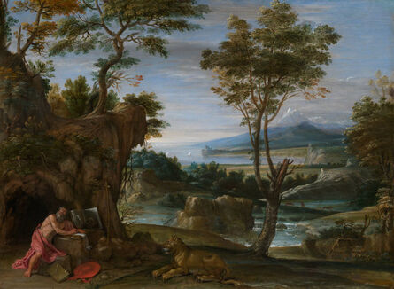 Domenichino, ‘Landscape with St. Jerome’, ca. 1610