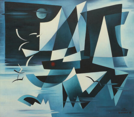 Emil Bisttram, ‘Sails in the Night’, 1965
