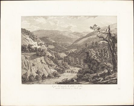 Albert Christoph Dies, ‘Al pié del monte Catillo, detto monte della Croce a Tivoli’, 1793