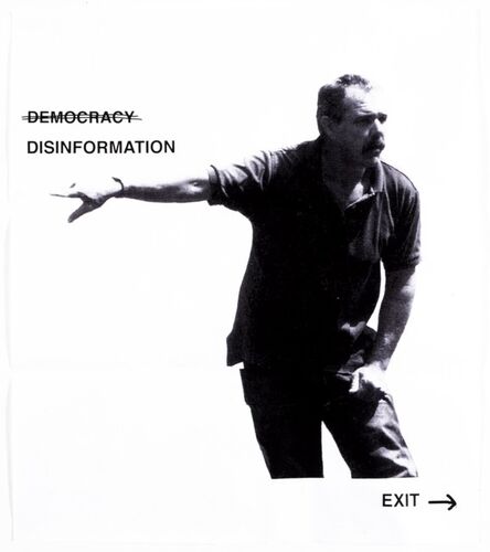Henrik Olesen, ‘Democracy. Desinformation. Exit.’, 2000
