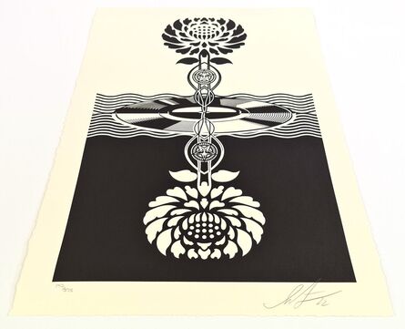 Shepard Fairey, ‘Post-Punk Flower (black)’, 2022