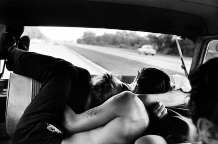 Bruce Davidson, ‘Couple necking in backseat, NewYork City, from the series Brooklyn Gang, 1959’, 1959