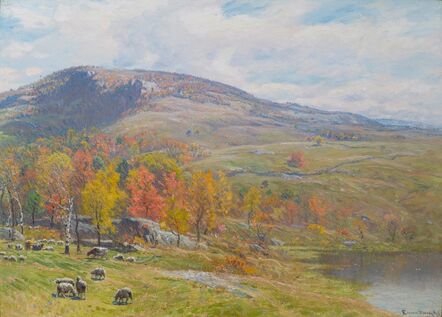John Joseph Enneking, ‘Crotched Mountain in October’, 1891