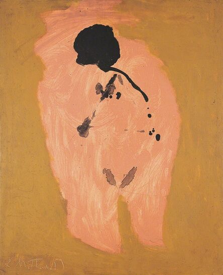 Robert Motherwell, ‘Pink Nude with Bowed Head’, 1958