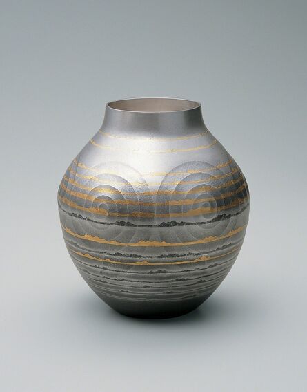 Osumi Yukie, ‘Silver Vase: Distant Sea’, 2005