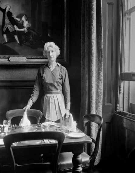 Evelyn Hofer, ‘Waitress, Garrick Club, London’, 1962