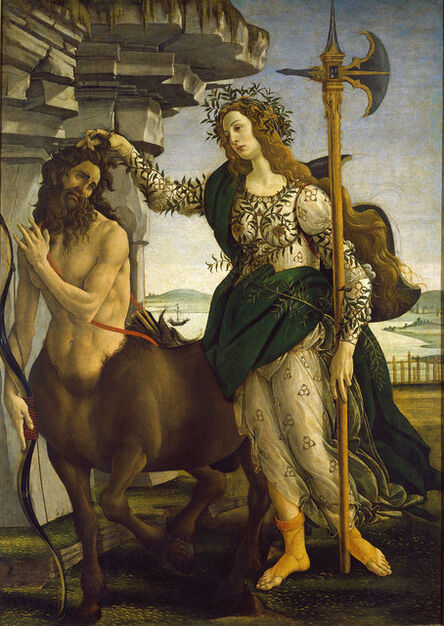 Sandro Botticelli, ‘Pallas and the Centaur’, 1482