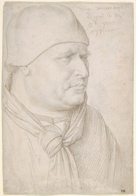 Jean Fouquet, ‘Portrait of an Ecclesiastic’, ca. 1461