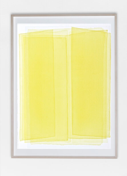 Joachim Bandau, ‘Yellow watercolor’, 2005