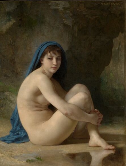 William-Adolphe Bouguereau, ‘Seated Nude’, 1884