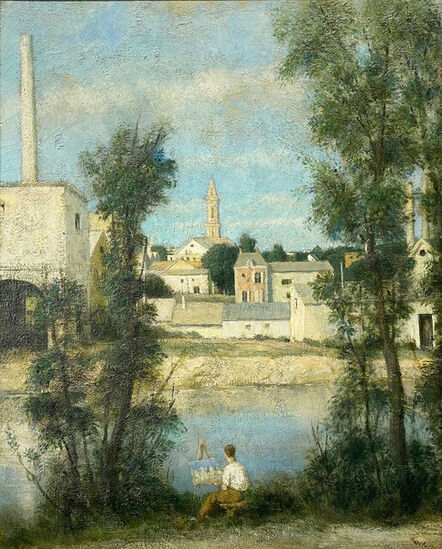 John Koch, ‘Village by the River’, 1920-1940