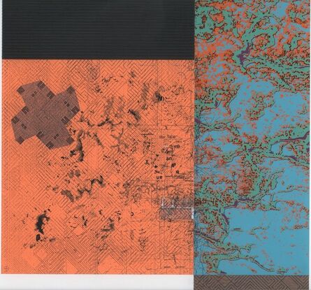 Alan Steele, ‘Untitled blue and orange’, 2013