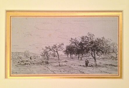 Théodore Rousseau, ‘La Plaine a Chailly’, ca. 1860