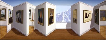 Patrick Hughes, ‘Marvellous Magritte’, 2014