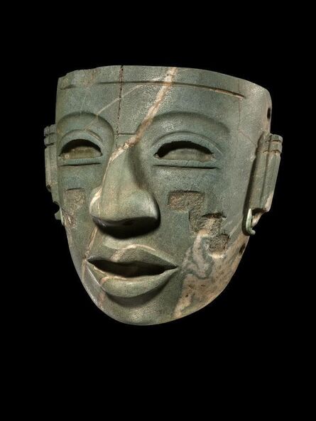 ‘Teotihuacan Mask with carved stepped pyramid motif’, 250-450 CE