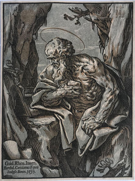 Bartolomeo Coriolano after Guido Reni, ‘St Jerome in the Desert’, 1637