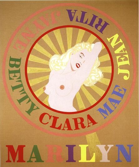 Robert Indiana, ‘Sunburst Marilyn (Homage to Marilyn Monroe)’, 2001