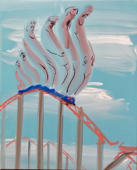 Tala Madani, ‘Roller Coaster’, 2021
