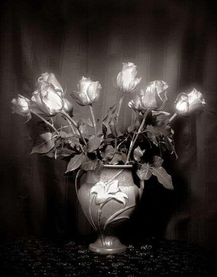 Leslie Hanes, ‘Roses in Lily Vase ’, 2018