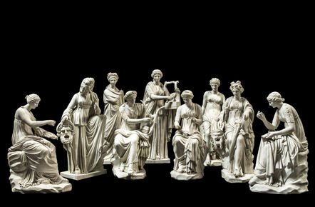 Giovanni Volpato, ‘The Nine Muses from the Museo Pio-Clementino in the Vatican’, ca. 1790