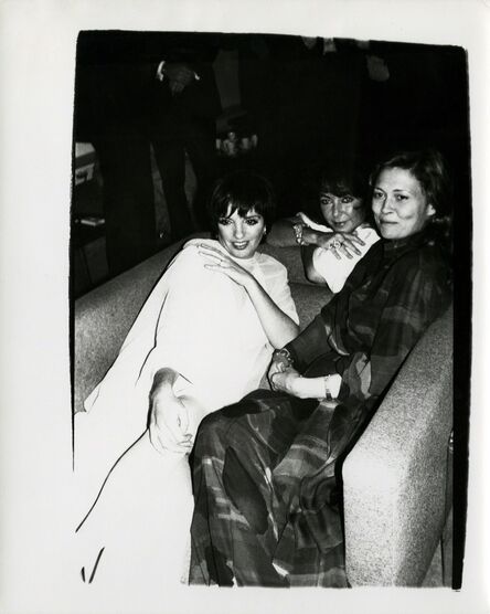 Andy Warhol, ‘Andy Warhol, Photograph of Liza Minelli, Elizabeth Taylor & Faye Dunaway, 1985’, 1985