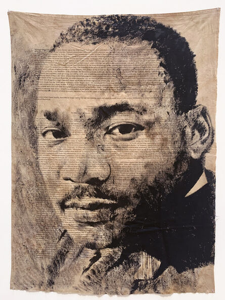 Roméo Mivekannin, ‘Les Âmes du peuple noir, Martin Luther King’, 2020