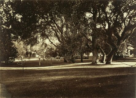 Carleton E. Watkins, ‘Thurlow Lodge - Lawn View’, 1874