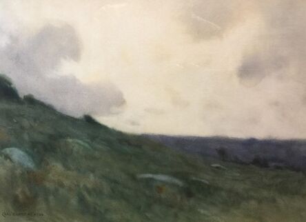 Charles Warren Eaton, ‘Misty Hillside’, ca. 1900