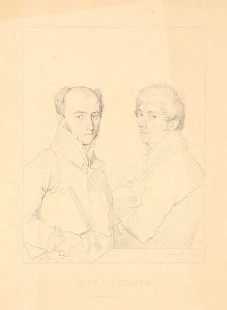 Jean-Auguste-Dominique Ingres, ‘À Mr. A. Leclère, ses élèves et ses amis (To Mr. A. Leclere, His Students and His Friends), by Ms. Louise Girard’, 1850