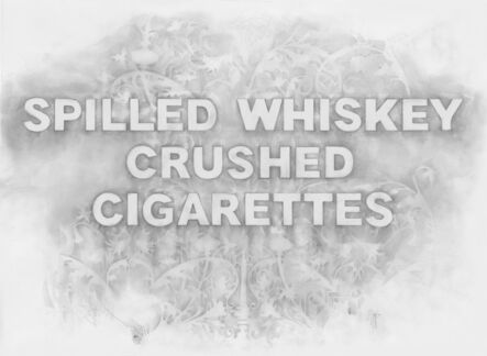 Amanda Manitach, ‘Spilled Whiskey Crushed Cigarettes’, 2019