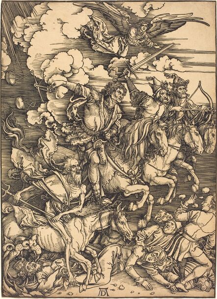 Albrecht Dürer, ‘The Four Horsemen’, probably c. 1496/1498