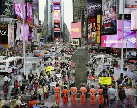 Martin Roemers, ‘A Guantánamo Bay Protest, Times Square New York’, 2013