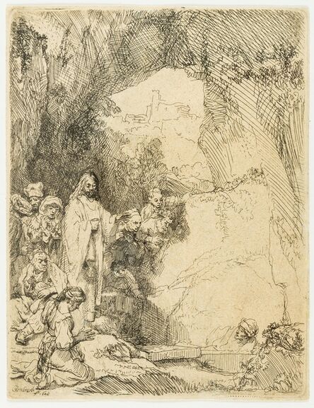 Rembrandt van Rijn, ‘The Raising of Lazarus: the Small Plate’, 1642