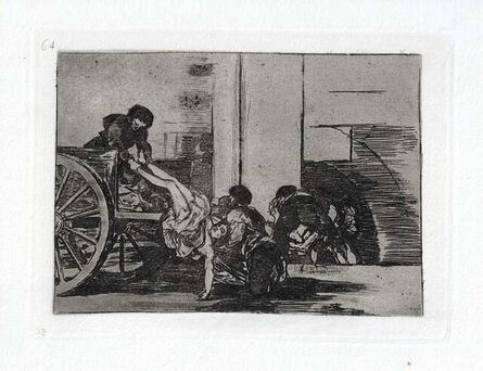 Francisco de Goya, ‘Carretadas al Cementerio ’, 1863