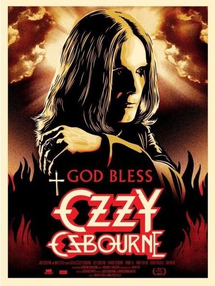 Shepard Fairey, ‘God bless Ozzy Osbourne’, 2011