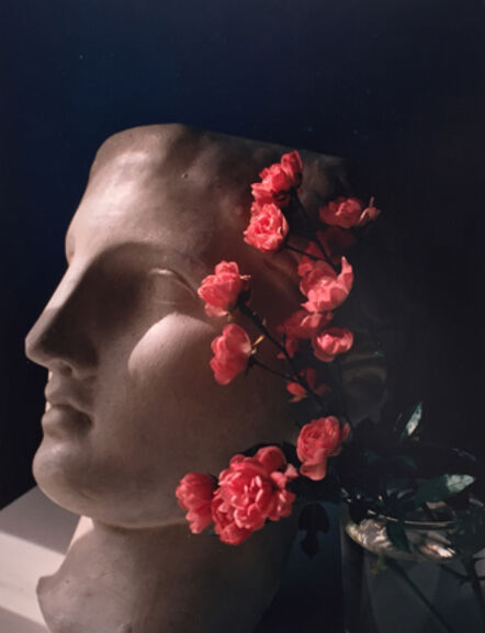 Horst P. Horst, ‘Roses with Antique Head’, ca. 1985