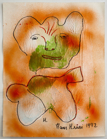 Hans Krüsi, ‘Untitled (Red and Green Man)’, 1992