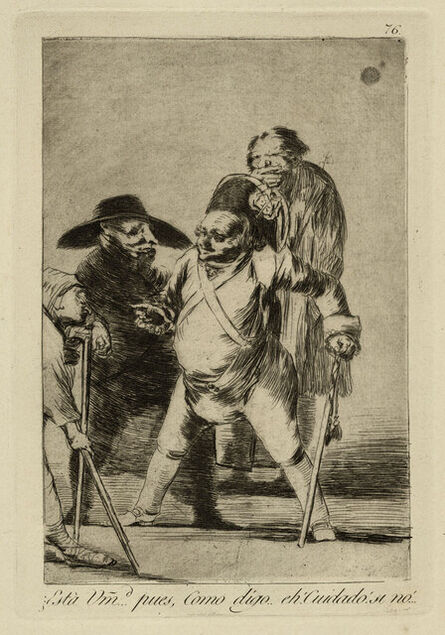 Francisco de Goya, ‘Esta...Pues, Como Digo...Eh! Cuidado! Si No!’, 1799