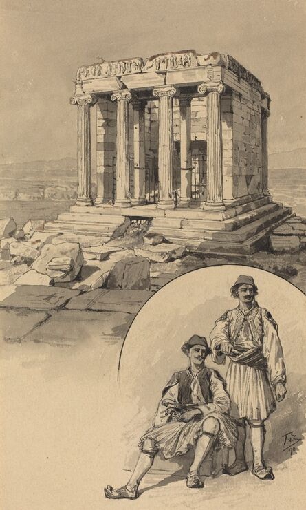 Themistocles von Eckenbrecher, ‘Nike Temple’, 1890
