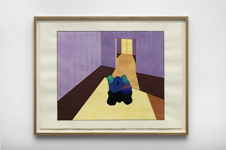 Ken Price, ‘Purple Interior with Sculpture’, 1990