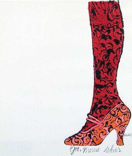 Andy Warhol, ‘Gee, Merrie Shoes’, c. 1950