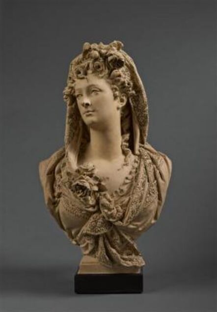 Albert-Ernest Carrier-Belleuse, ‘Marguerite Bellanger, buste de fantaisie (Marguerite Bellanger, Fantasy Bust)’, about 1868