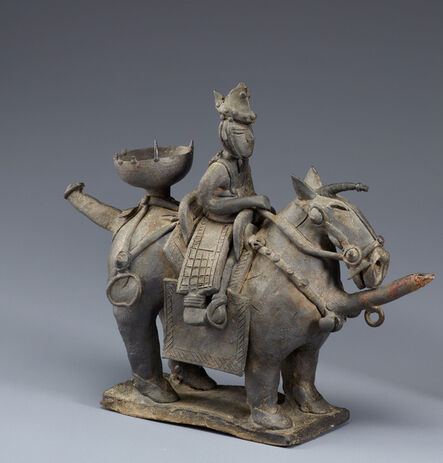 ‘Verseuses en forme de cheval avec son cavalier - Royaume de Silla’, V century