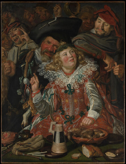 Frans Hals, ‘Merrymakers at Shrovetide’, ca. 1616–1617