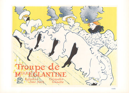 Henri de Toulouse-Lautrec, ‘Troupe de Mlle Eglantine’, 1966