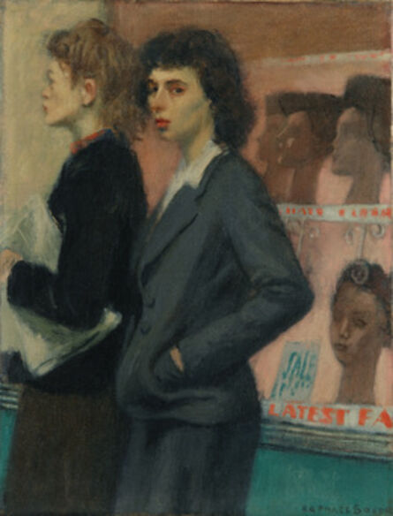 Raphael Soyer, ‘Passersbys’, 1933