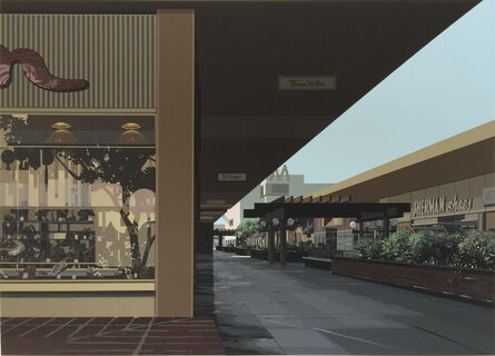 Richard Estes, ‘Lakewood Mall, from the Urban Landscapes III portfolio’, 1981
